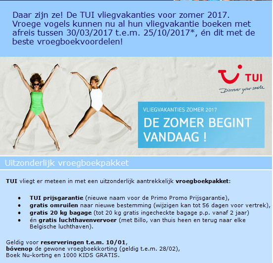 vliegreizen zomer 2017 vliegreizen zomer 2017